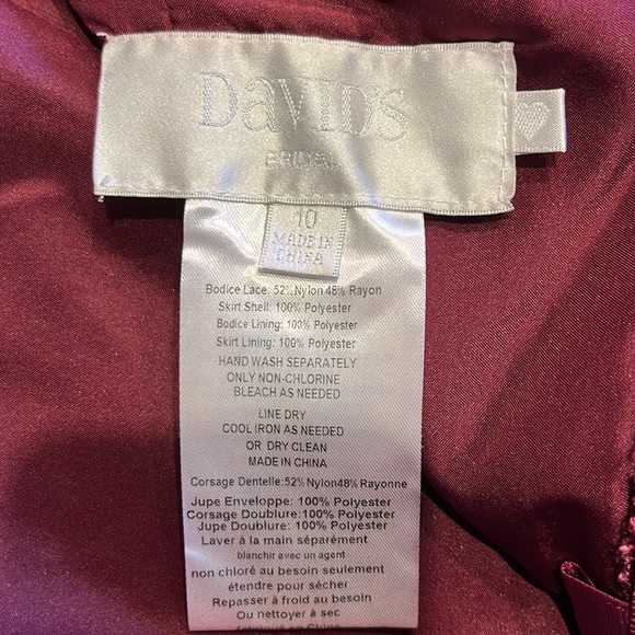 DAVID'S BRIDESMAID DRESS - Picture 5 of 5